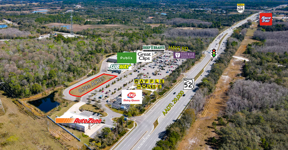 SR 52 & Hays Rd, Hudson, FL for sale - Aerial - Image 1 of 2