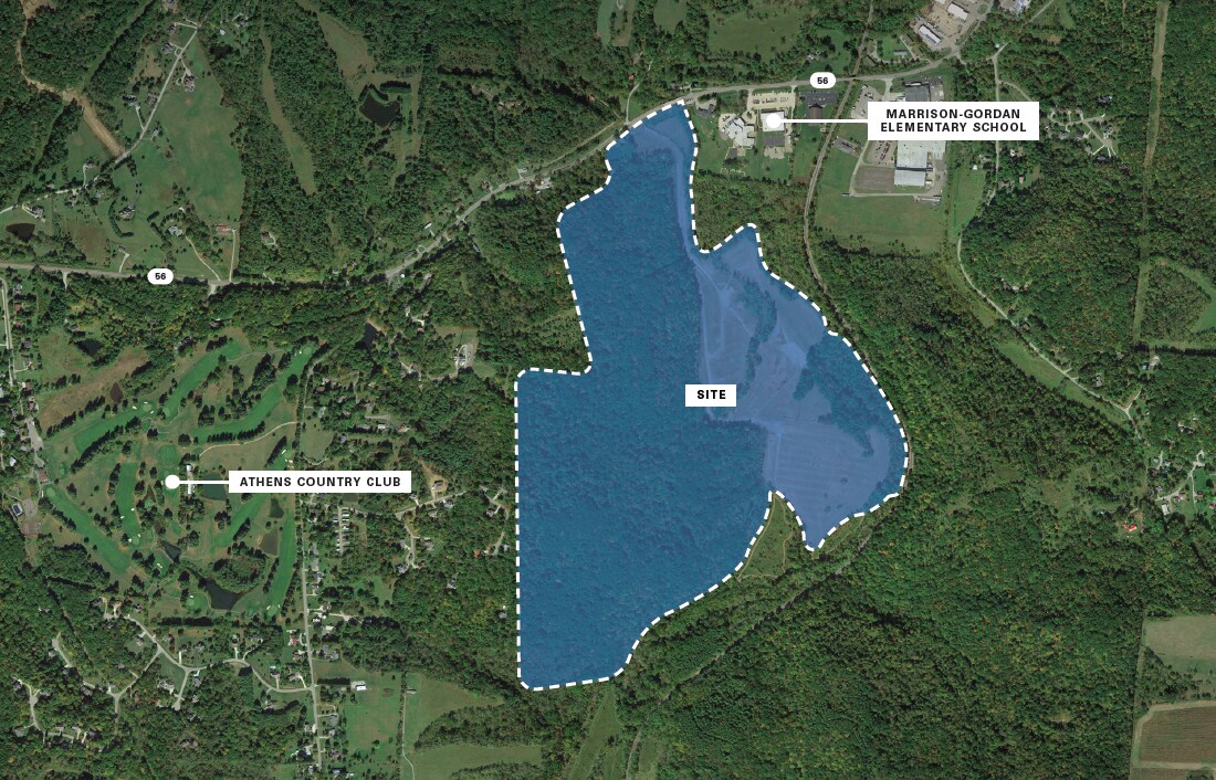 8003 SR 56 Hwy, Athens, OH for sale Aerial- Image 1 of 1