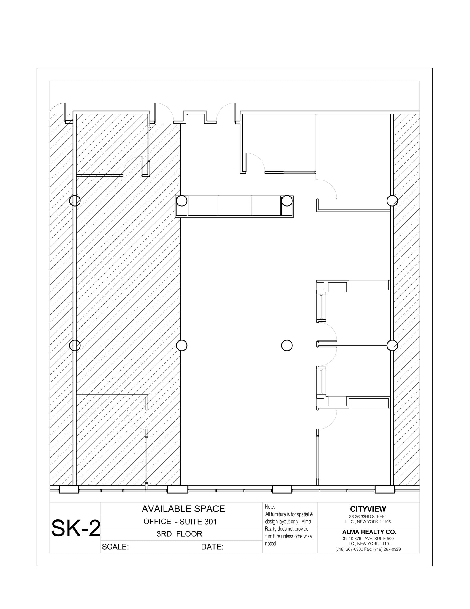36-36 33rd St, Long Island City, NY for lease Site Plan- Image 1 of 1