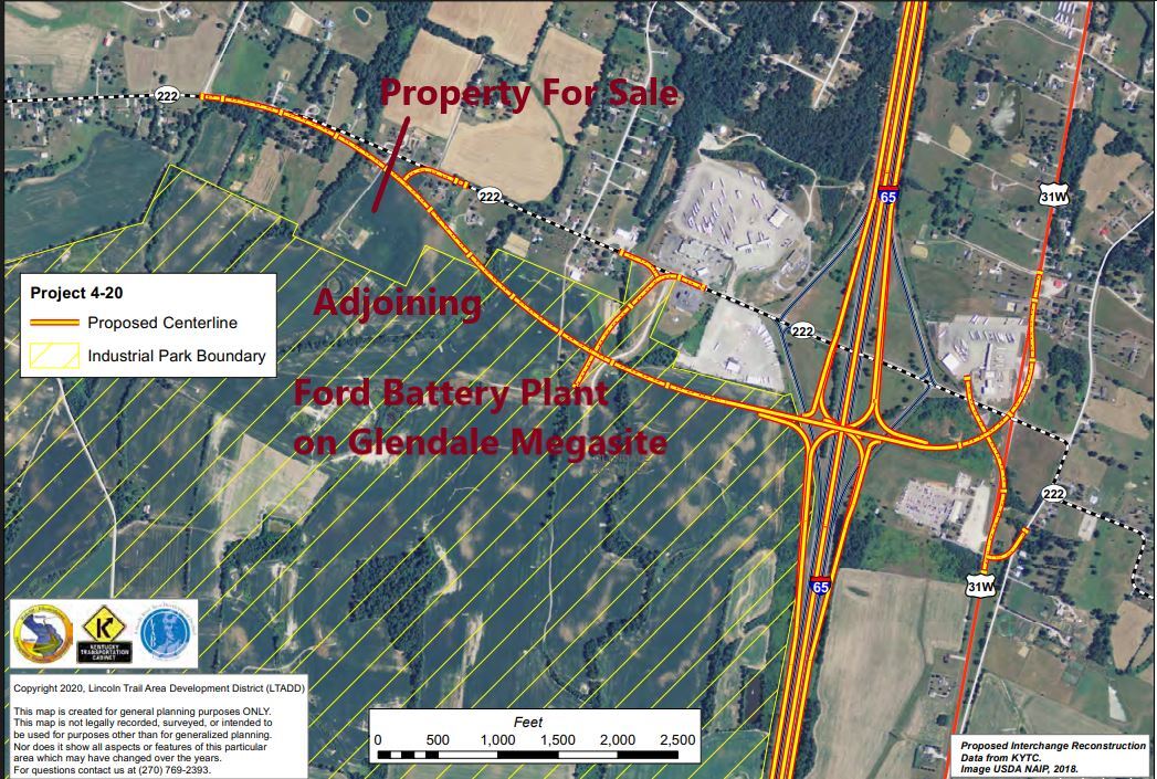 1055 Glendale Hodgenville Rd W, Glendale, KY 42740 COMMERCIAL LOTS