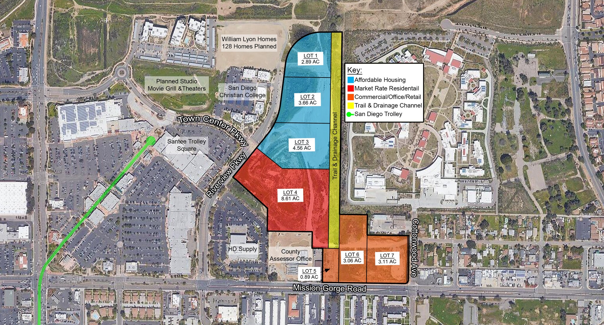 Riverview Parkway & Mission Gorge Rd, Santee, CA for sale Site Plan- Image 1 of 8