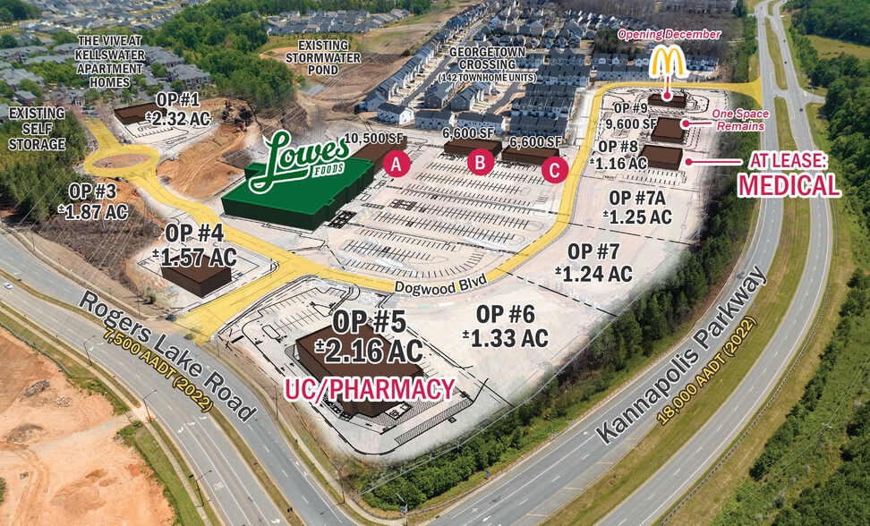 Kannapolis Pky & Rogers Lake Rd, Kannapolis, NC for lease - Building Photo - Image 1 of 12