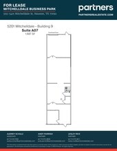 5151 Mitchelldale St, Houston, TX for lease Site Plan- Image 1 of 1