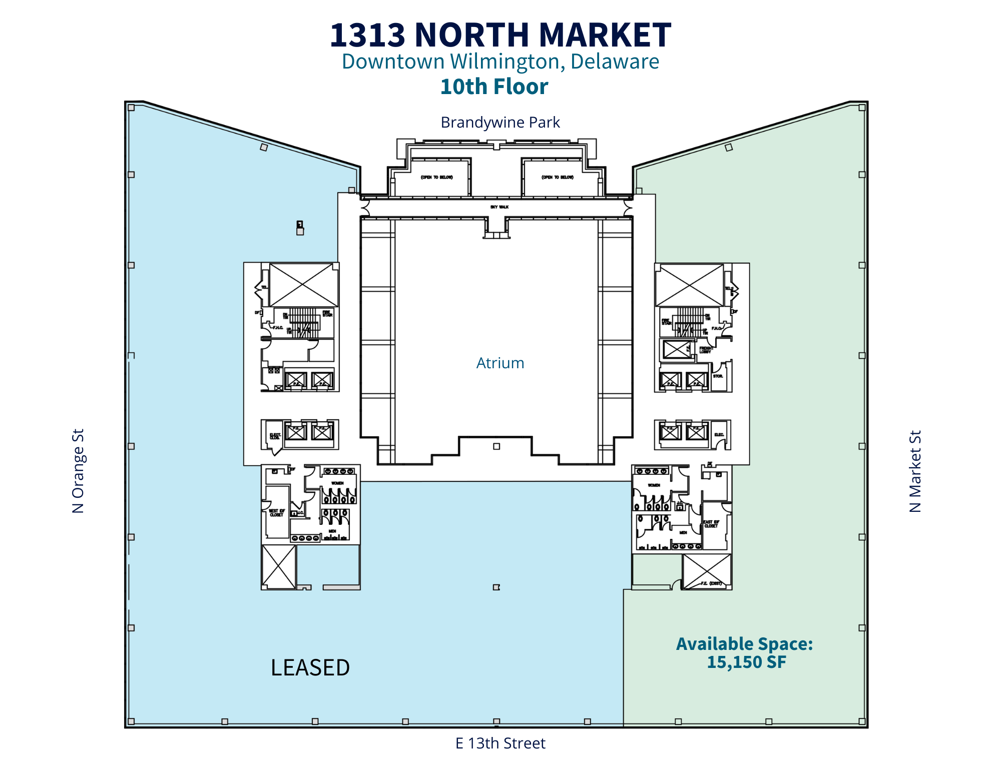 1313 N Market St, Wilmington, DE for lease Floor Plan- Image 1 of 1