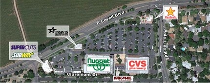 1616 E Covell Blvd, Davis, CA - AERIAL map view