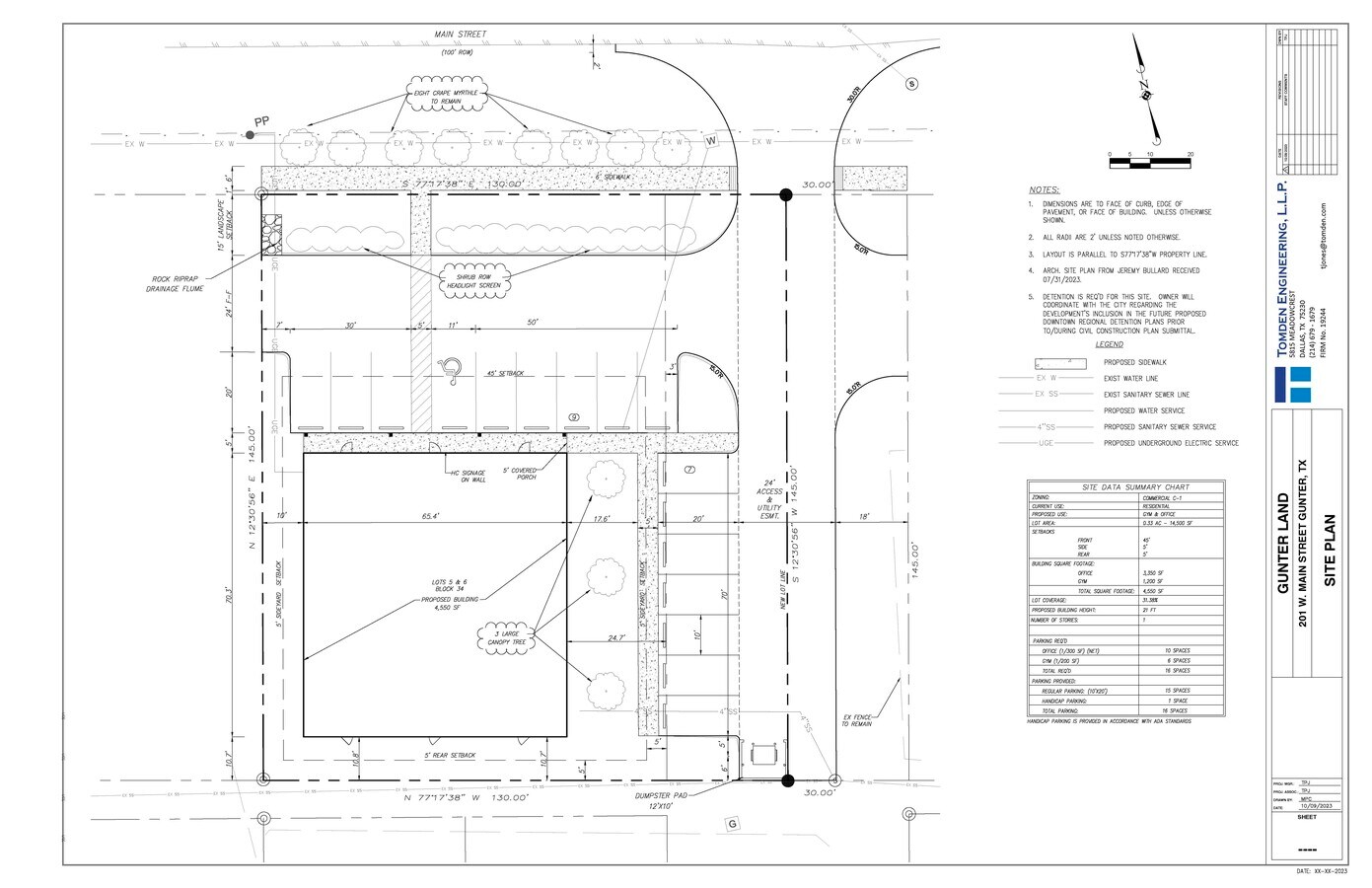 201 W Main St, Gunter, TX 75058 Flex for Lease