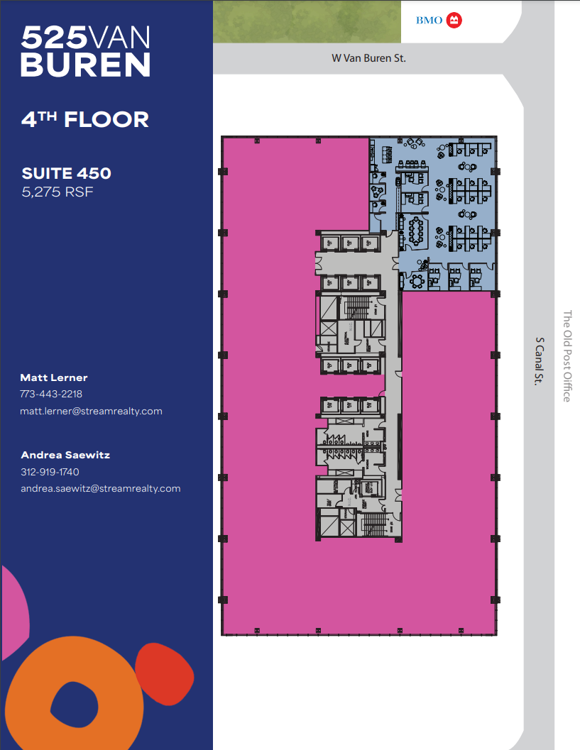 525 W Van Buren St, Chicago, IL for lease Floor Plan- Image 1 of 1