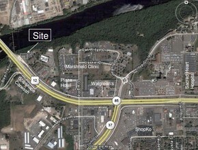 1324 W Clairemont Ave, Eau Claire, WI - AERIAL  map view