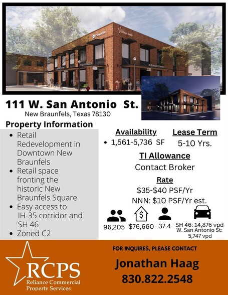 111 W San Antonio St, New Braunfels, TX for lease - Other - Image 3 of 3