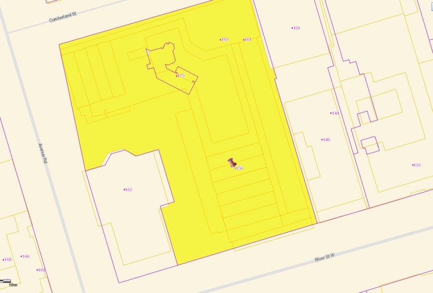 150 Bloor St W, Toronto, ON for lease - Plat Map - Image 2 of 6