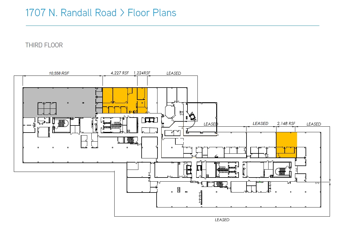 1707 N Randall Rd, Elgin, IL for lease Floor Plan- Image 1 of 2