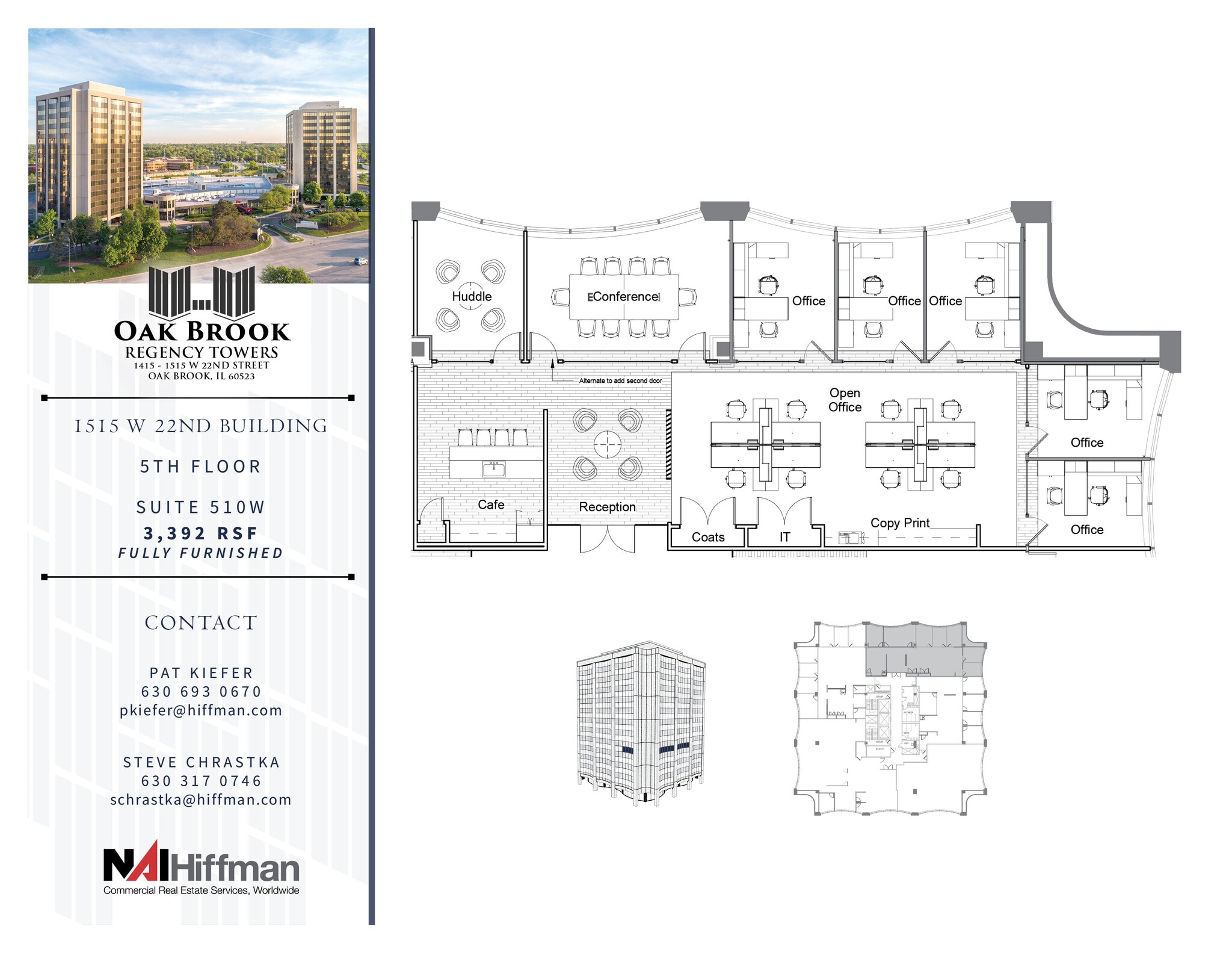 1415 W 22nd St, Oak Brook, IL for lease Floor Plan- Image 1 of 1