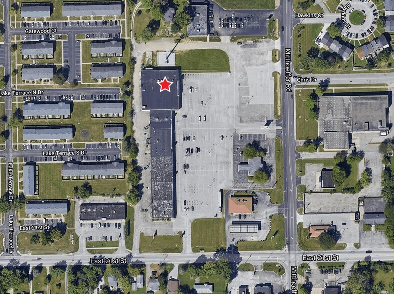 2182 N Mitthoeffer Rd, Indianapolis, IN for lease - Aerial - Image 3 of 4