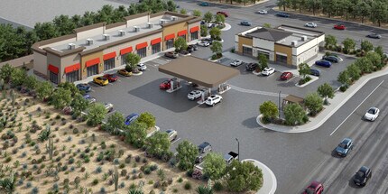 Decatur Blvd & Windmill Ln, Las Vegas, NV - AERIAL  map view