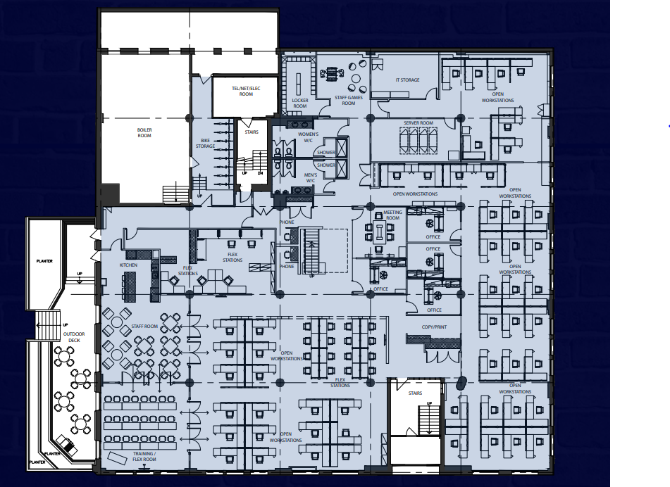 902 11th Ave SW, Calgary, AB for lease Floor Plan- Image 1 of 1