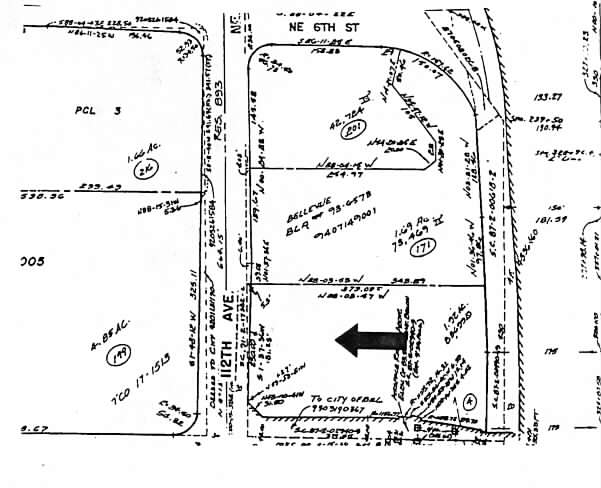 400 112th Ave NE, Bellevue, WA for lease - Plat Map - Image 2 of 5