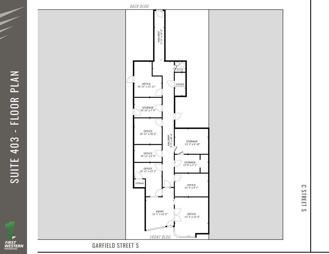 403 Garfield St, Tacoma, WA for lease Floor Plan- Image 1 of 1