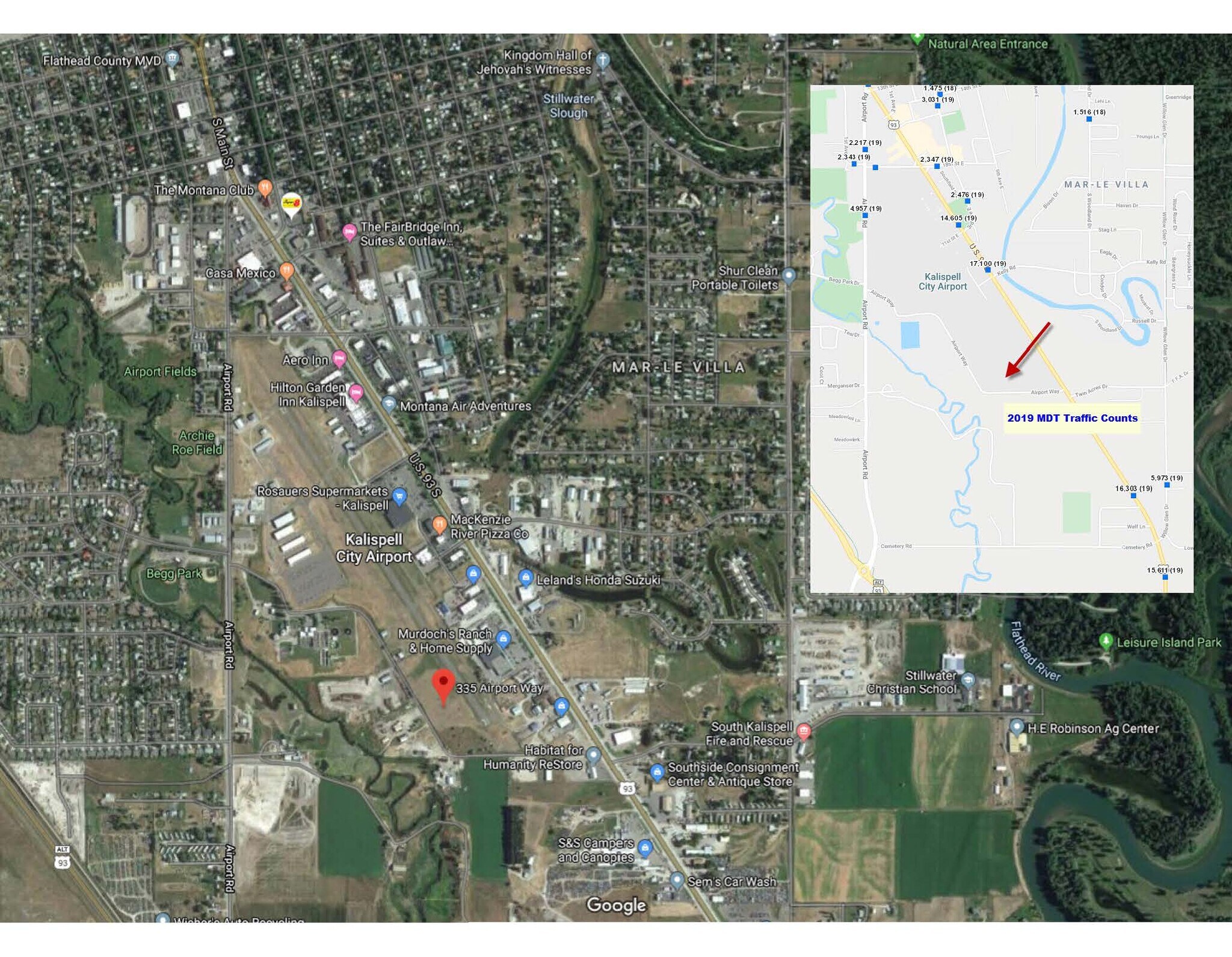 335 Airport Way, Kalispell, MT, 59901 Commercial Land For Sale
