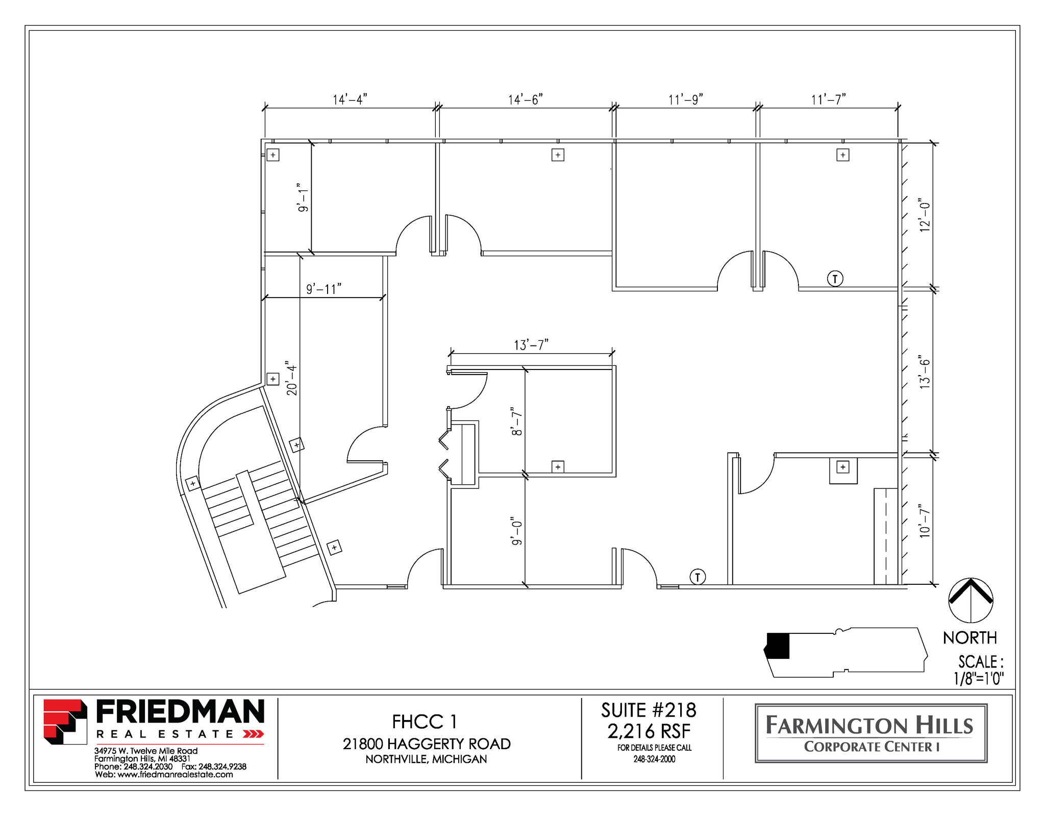 21800 Haggerty Rd, Northville, MI for lease Floor Plan- Image 1 of 2