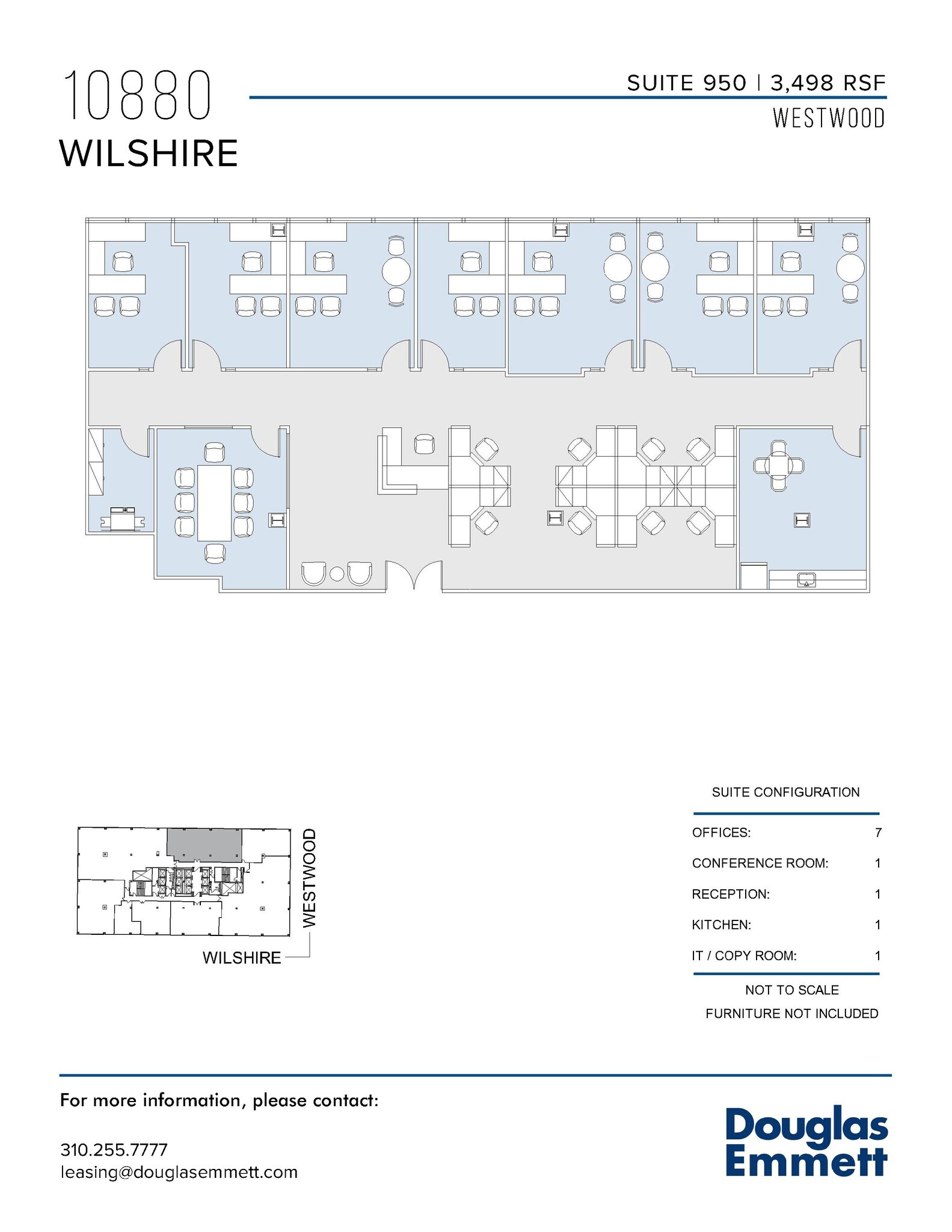 10880 Wilshire Blvd, Los Angeles, CA for lease Floor Plan- Image 1 of 1