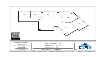 4004 Belt Line Rd, Addison, TX for lease Floor Plan- Image 1 of 1