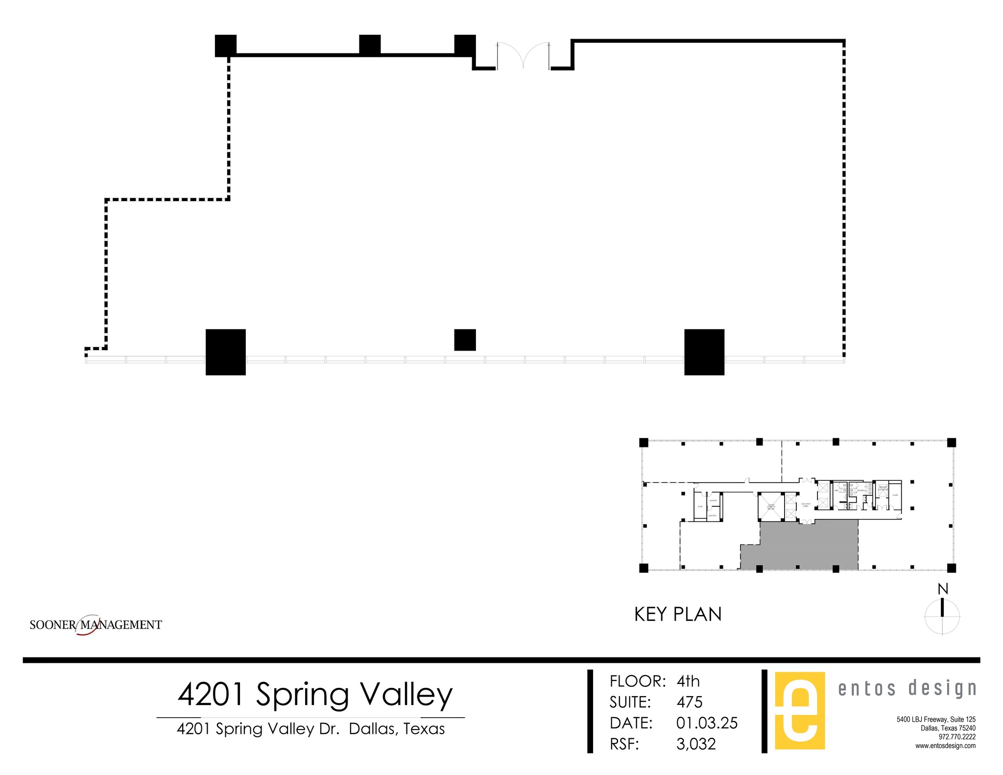 4201 Spring Valley Rd, Dallas, TX for lease Site Plan- Image 1 of 1