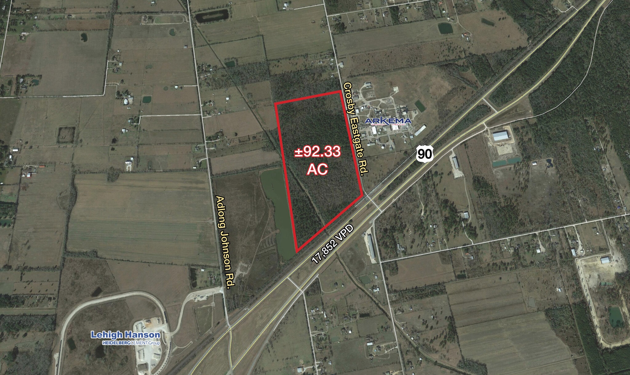 Highway 90 Crosby Eastgate Road, Crosby, TX 77532 for Lease