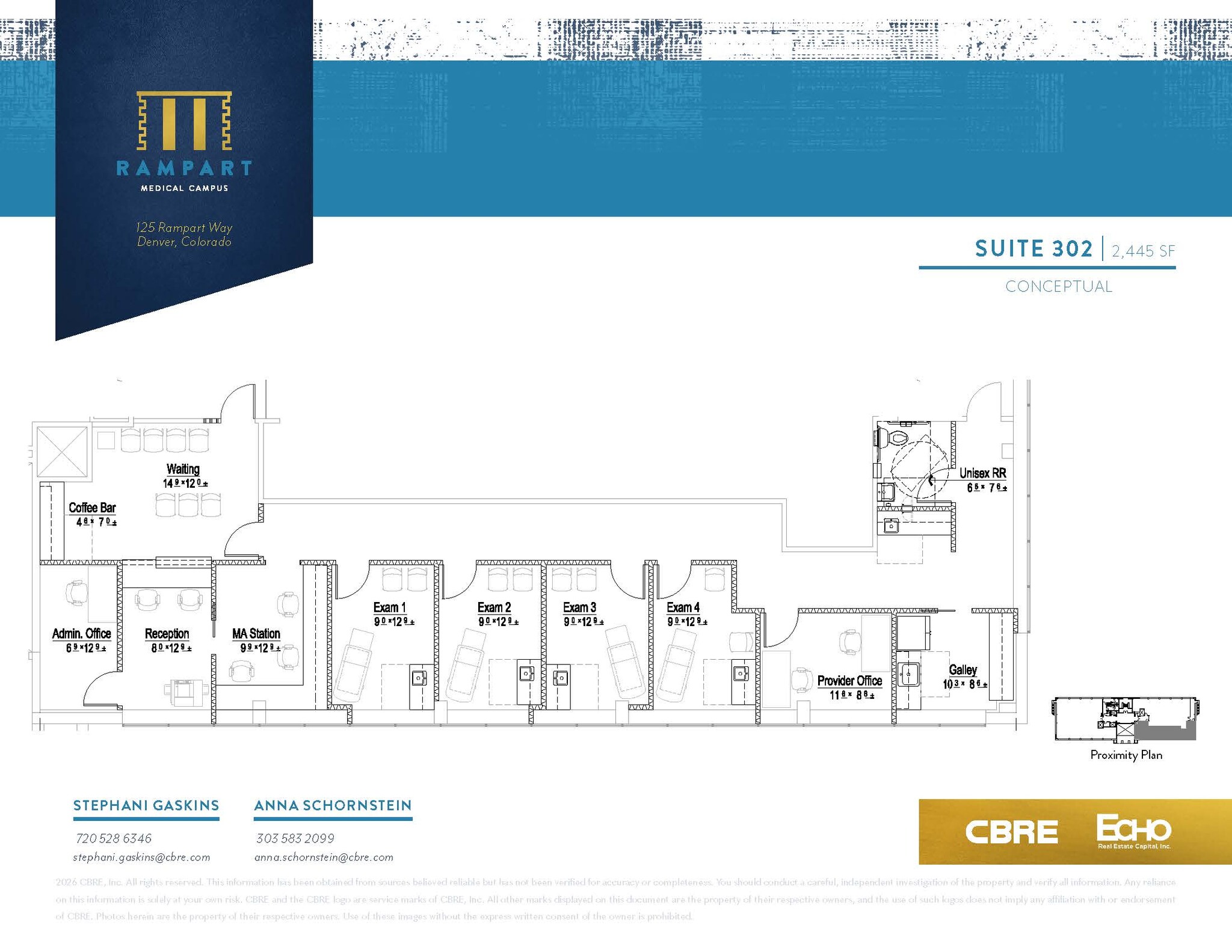 125 Rampart Way, Denver, CO for lease Floor Plan- Image 1 of 1