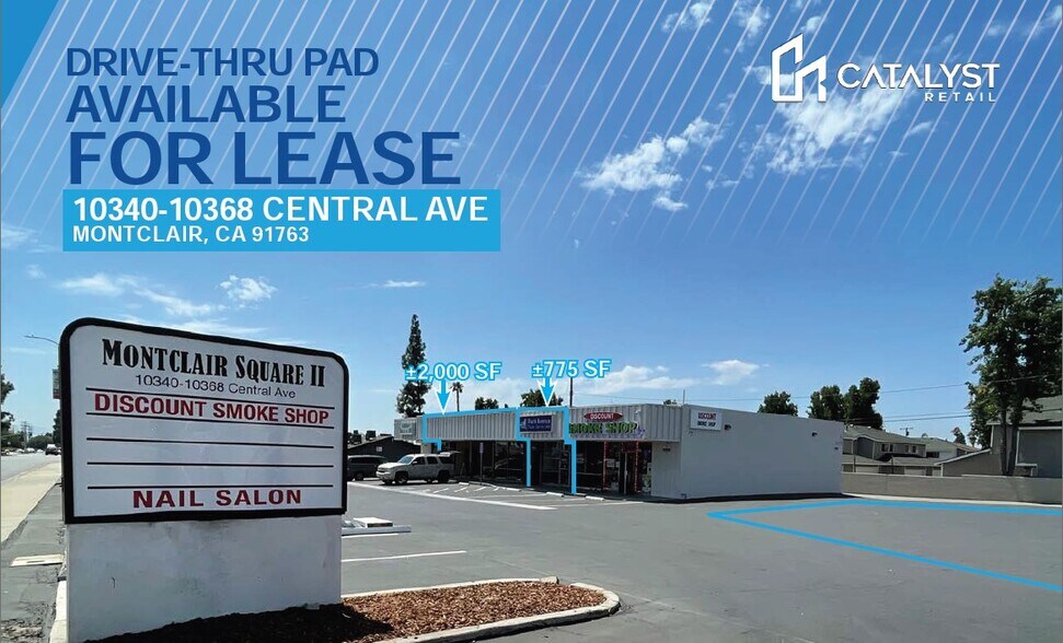 10340-10368 Central Ave, Montclair, CA for lease - Building Photo - Image 1 of 3