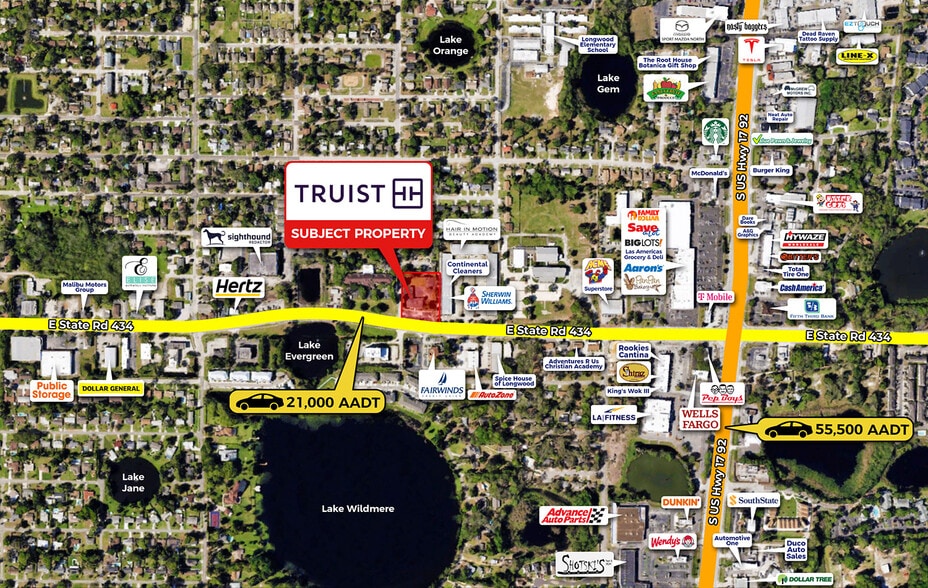 801 E State Road 434, Longwood, FL for sale - Aerial - Image 2 of 3