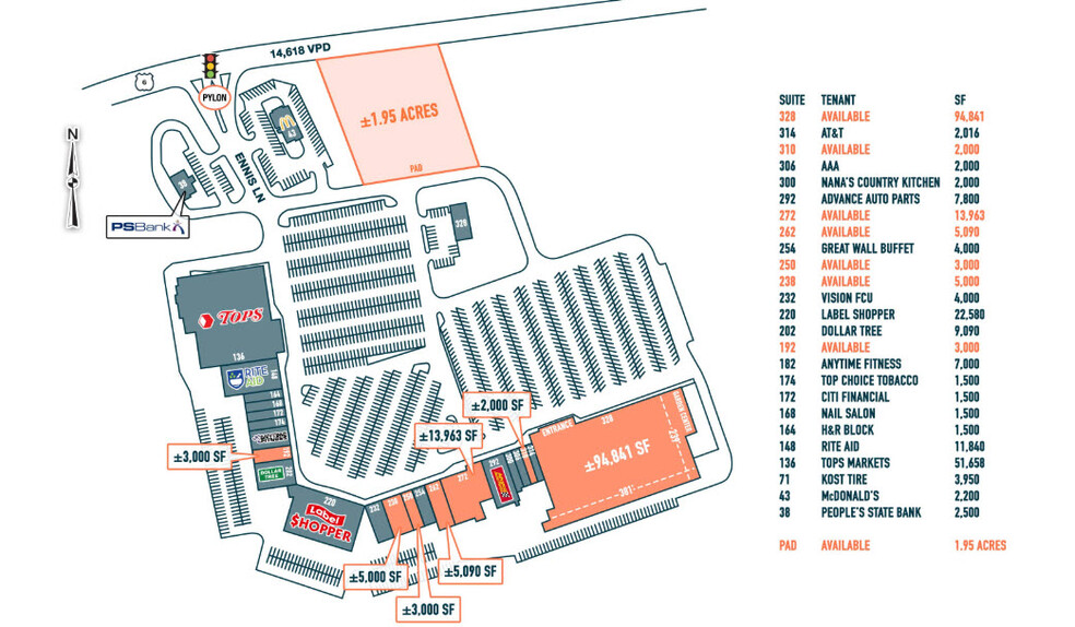 136-328 Ennis Ln, Towanda, PA for lease - Site Plan - Image 2 of 2