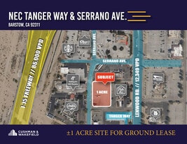 1 Acre for Ground Lease Available - Drive Through Restaurant