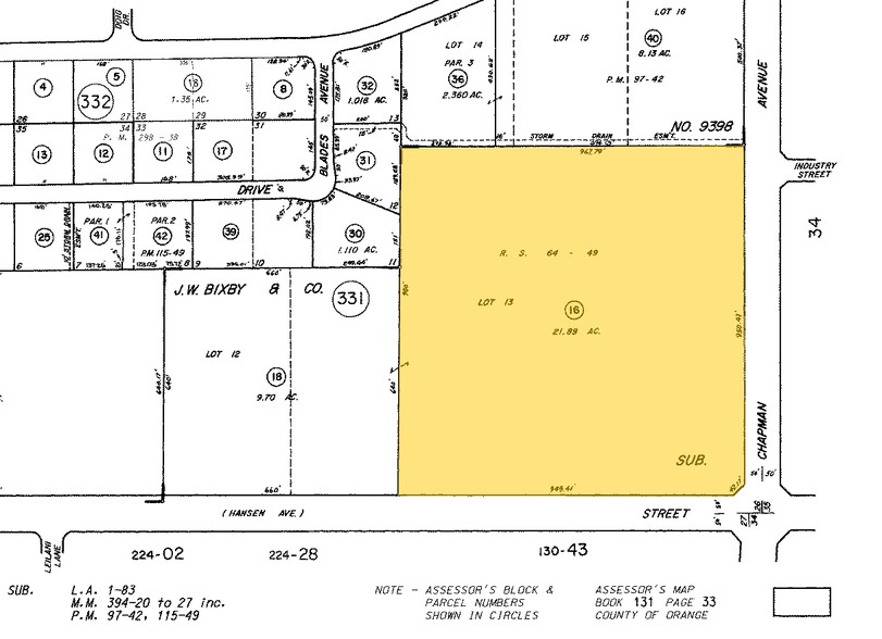 11562 Knott St, Garden Grove, CA for lease - Plat Map - Image 3 of 4