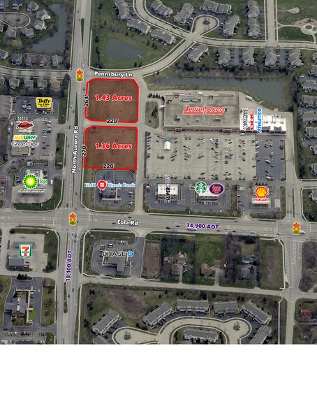 N Aurora Rd, Aurora, IL for sale - Aerial - Image 1 of 1