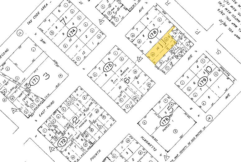 333-345 S B St, San Mateo, CA for lease - Plat Map - Image 2 of 9