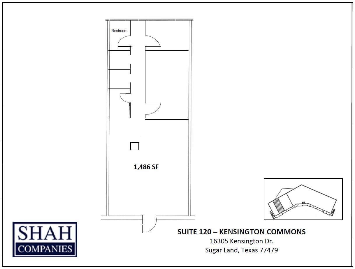 16305 Kensington Dr, Sugar Land, TX for lease Floor Plan- Image 1 of 1