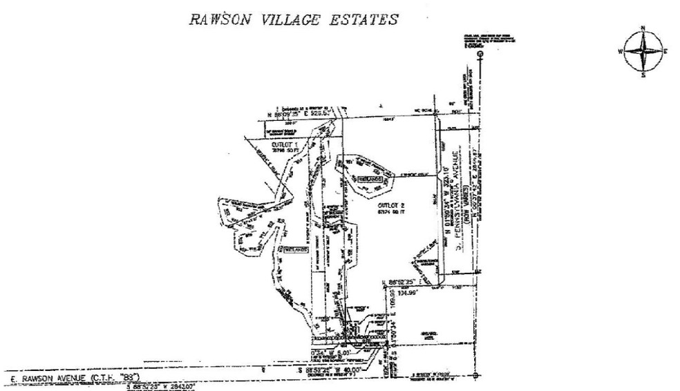 7041 S Pennsylvania Ave, Oak Creek, WI for sale - Plat Map - Image 2 of 9