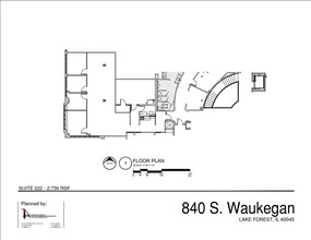 840 S Waukegan Rd, Lake Forest, IL for lease Floor Plan- Image 1 of 1