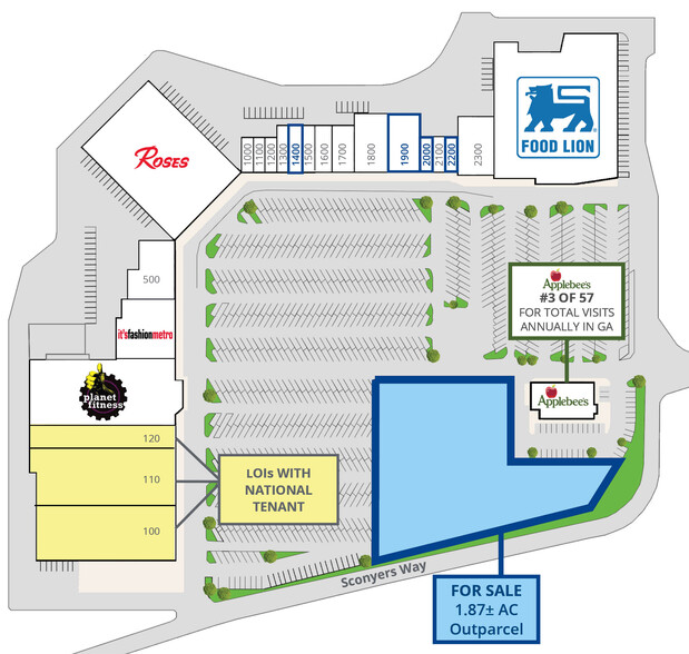 2123 Windsor Spring Road rd, Augusta, GA for sale - Site Plan - Image 2 of 3