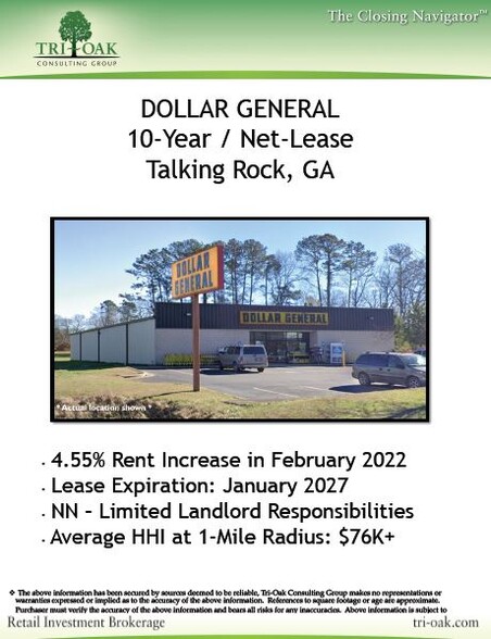 2335 Highway 136 Connector, Talking Rock, GA for sale - Primary Photo - Image 1 of 1