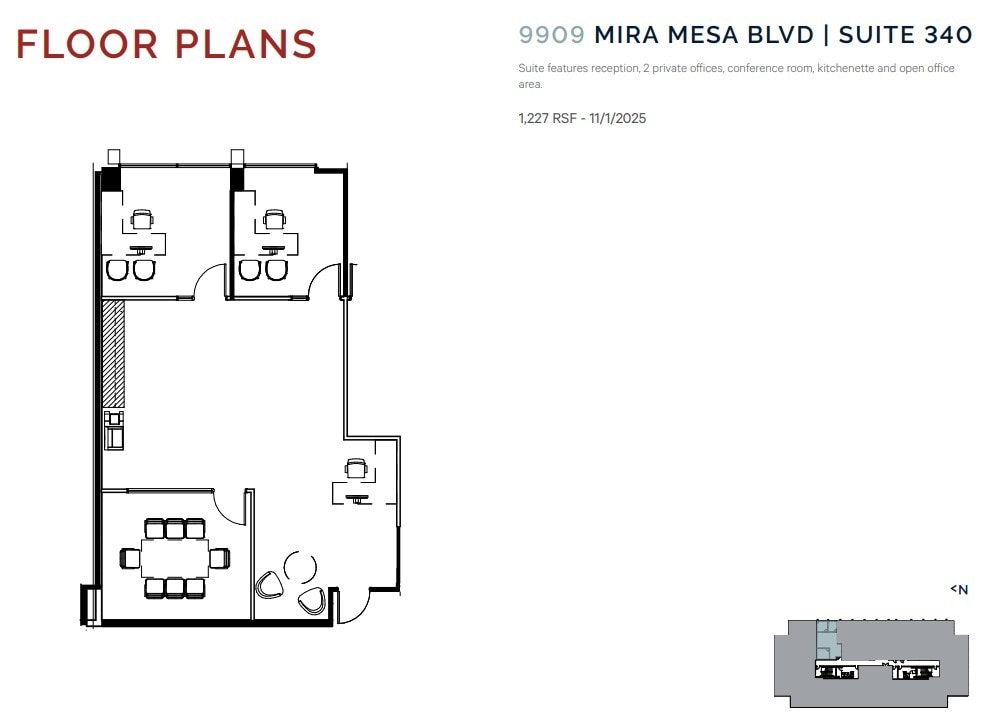 9909 Mira Mesa Blvd, San Diego, CA for lease Floor Plan- Image 1 of 1