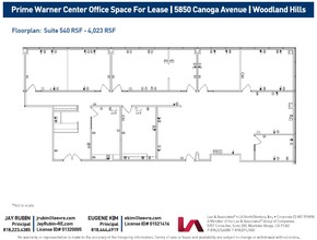 5850 Canoga Ave, Woodland Hills, CA for lease Floor Plan- Image 1 of 6