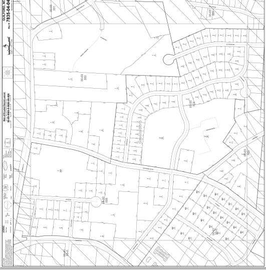 603 Milner Dr, Greensboro, NC for lease - Plat Map - Image 1 of 2