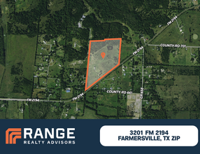 3201 FM 2194, Farmersville, TX - aerial  map view