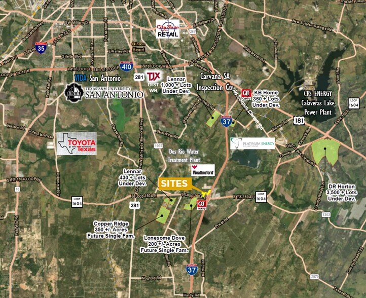 S Loop 1604 E, San Antonio, TX 78264 - PLATTED LOTS from 1 AC - 16± ACS ...