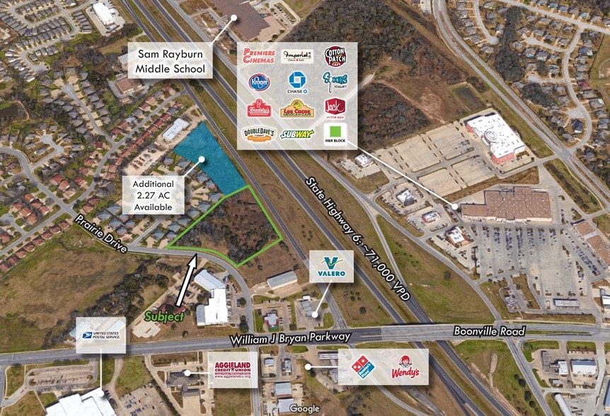 Hwy 6 & Prairie Dr, Bryan, TX for sale - Primary Photo - Image 1 of 1