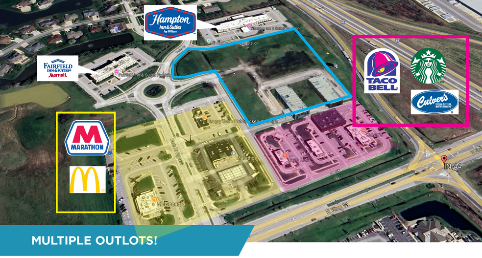 I65 SR 44, Franklin, IN for sale - Primary Photo - Image 1 of 2