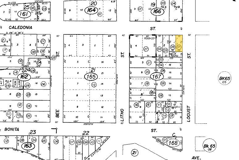 301-303 Caledonia St, Sausalito, CA for lease - Plat Map - Image 2 of 4