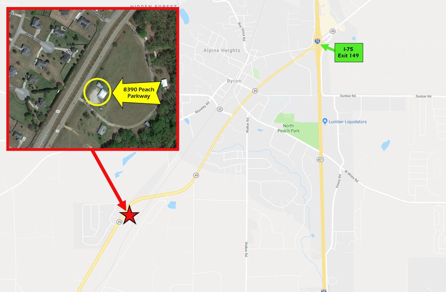 8390 Peach Pky, Byron, GA for sale - Building Photo - Image 1 of 1