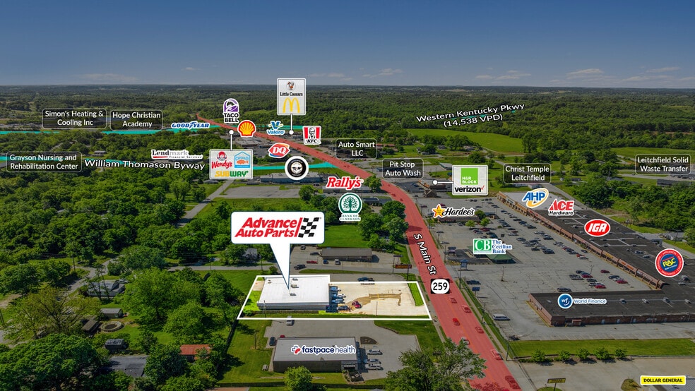 339 S Main St, Leitchfield, KY for sale - Building Photo - Image 2 of 5